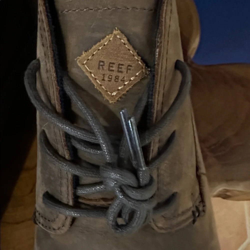 NWT Men's Reef Voyage Brown Leather Boot Size 12